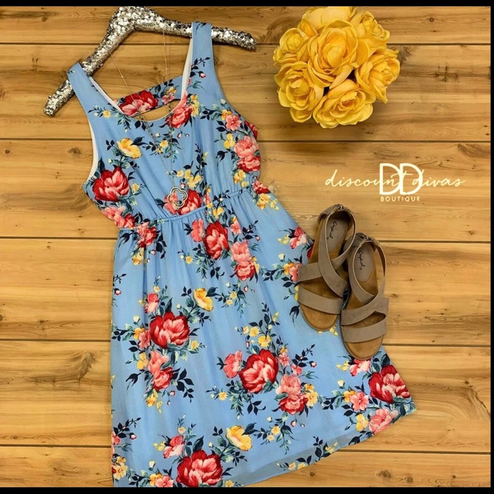 Beautiful floral summer dress